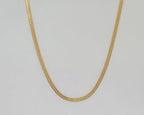 Gold Laminate - 3mm Herringbone Link Chain - BGF