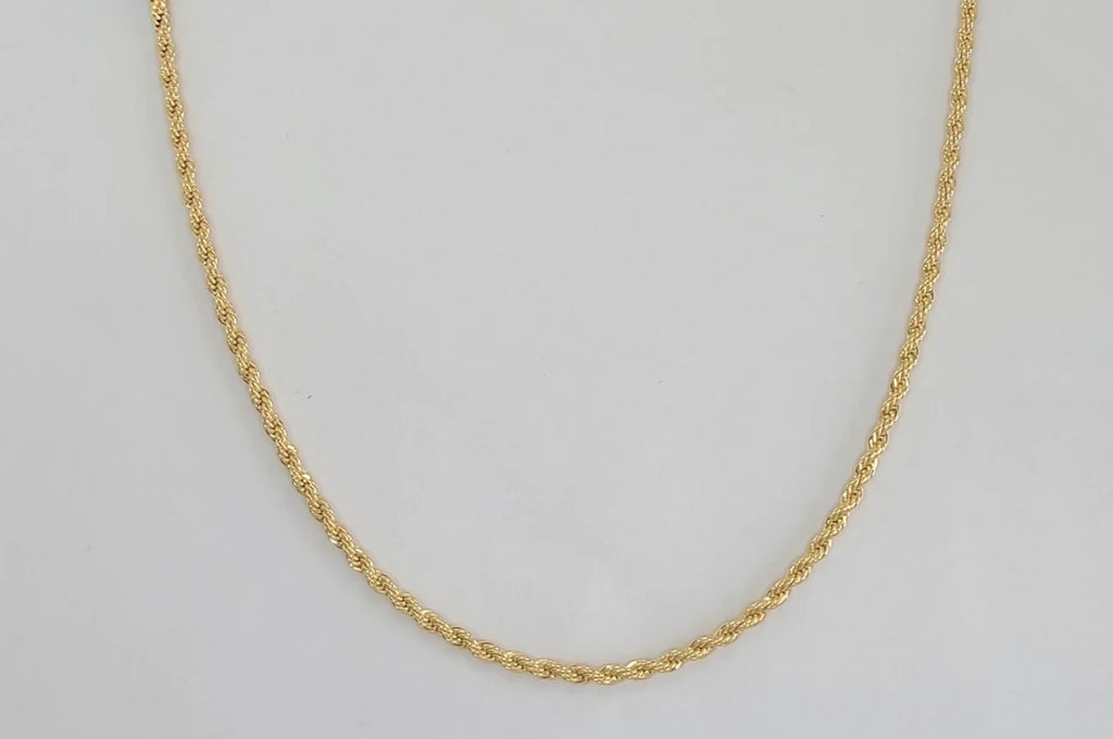 Gold Laminate - 2mm Rope Link Chain - BGF