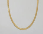 Gold Laminate - 4mm Herringbone Link Chain - BGF