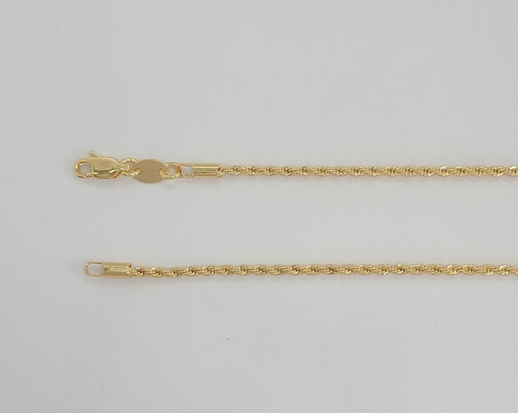 Gold Laminate - 2mm Rope Link Chain - BGF