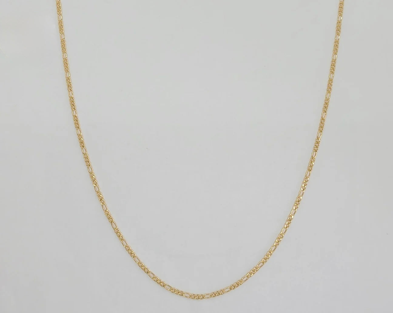 Gold Laminate - 1.5mm Figaro Link Chain - BGF