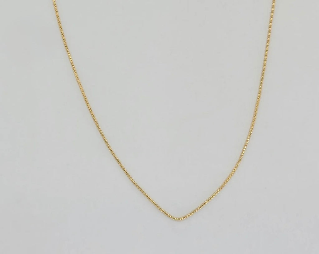 Gold Laminate - 0.6mm Box Link Chain - BGF