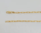 Gold Laminate - 3.5mm Paper Clip Link Chain - BGF