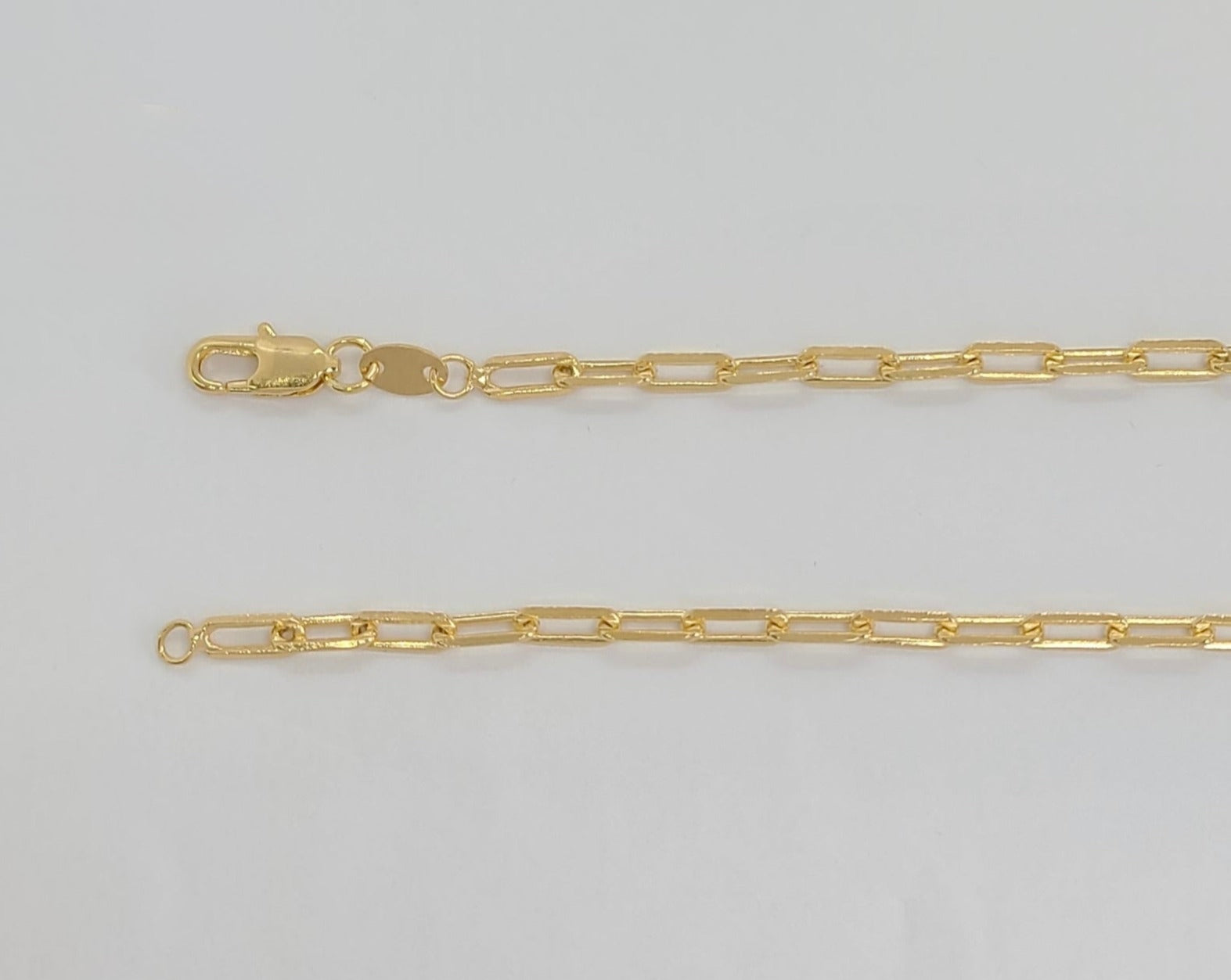 Gold Laminate - 3.5mm Paper Clip Link Chain - BGF