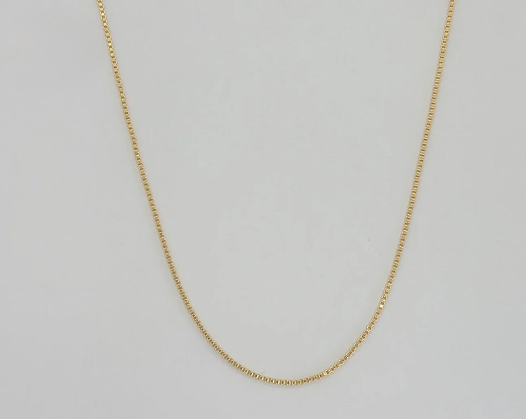 Gold Laminate - 0.9mm Box Link Chain - BGF