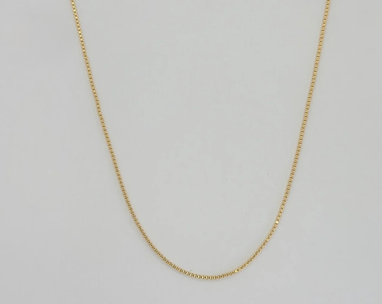 Gold Laminate - 0.9mm Box Link Chain - BGF