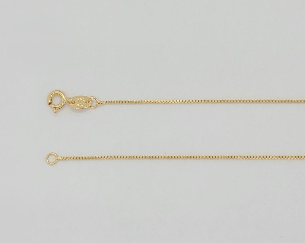 Gold Laminate - 0.9mm Box Link Chain - BGF