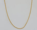 Gold Laminate - 1mm Thin Rolo Link Chain - BGF