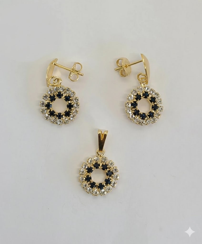 (1-6384) Gold Laminate - Zircon Set - BGF