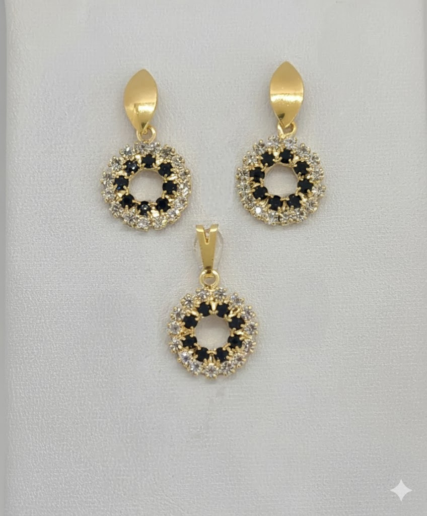 (1-6384) Gold Laminate - Zircon Set - BGF