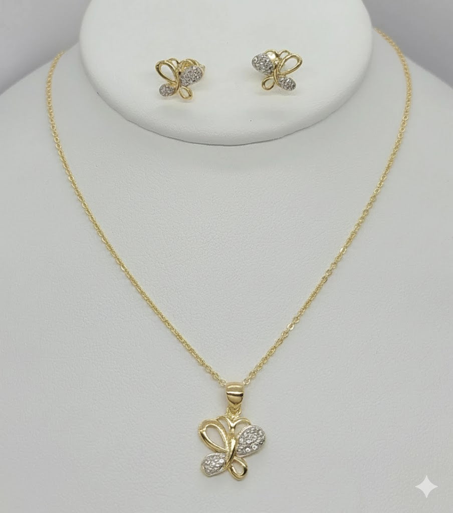 (1-6101) Gold Laminate - Butterfly Set - BGF