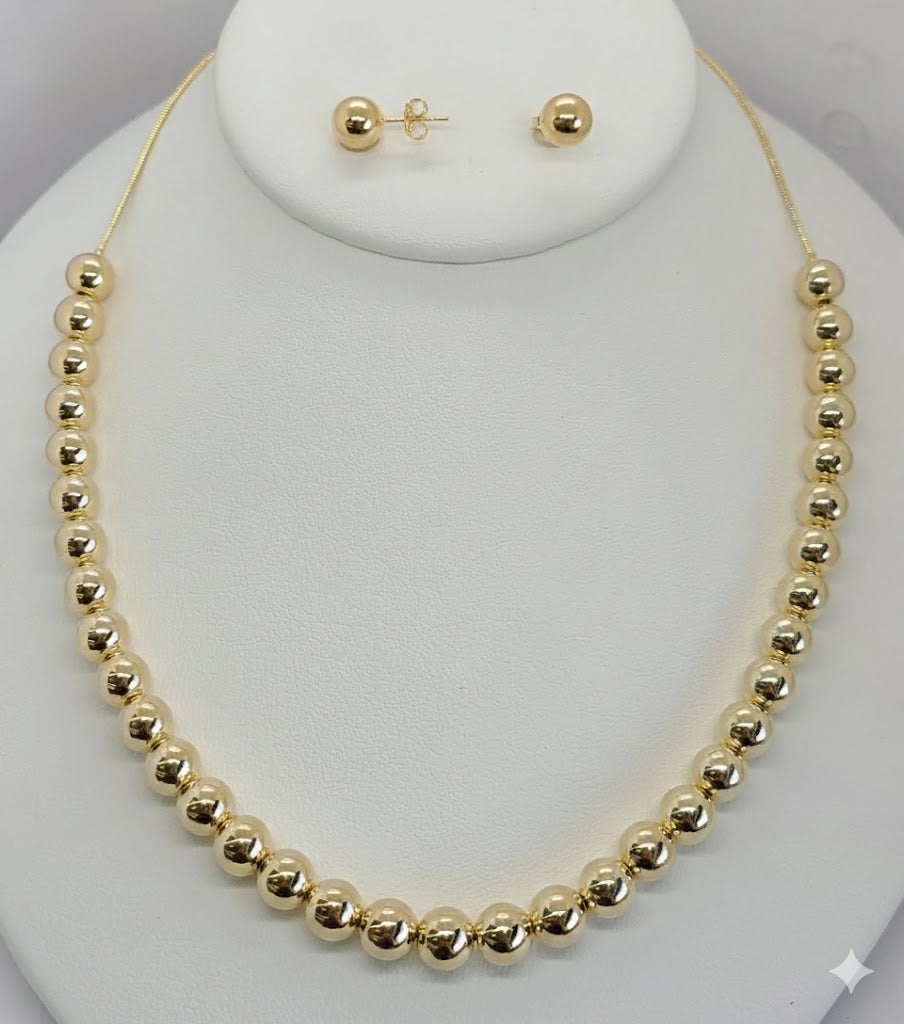 (1-6115) Gold Laminate - Balls Link Set - BGF